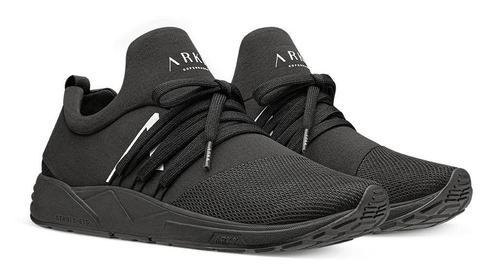 ARKK NOS Raven Mesh | All Black White Raven